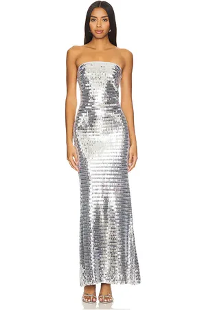 SIMON MILLER Sculpty Strapless Sequin Dress in . Size 12, 2.