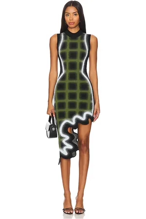 PH5 Mia Wavy Plaid Dress in . Size M, S.