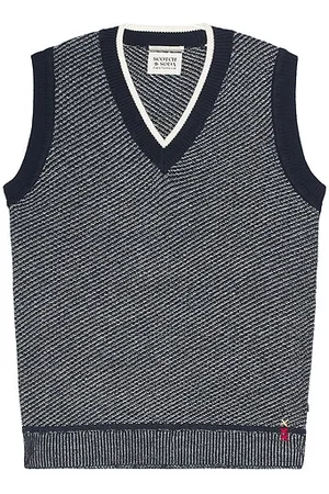 Scotch&Soda V Neck Special Stitch Vest in . Size M, S, XL/1X.