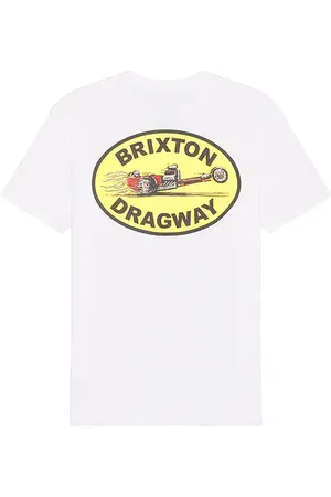 Brixton Dragway Tailored Tee in . Size M, S.