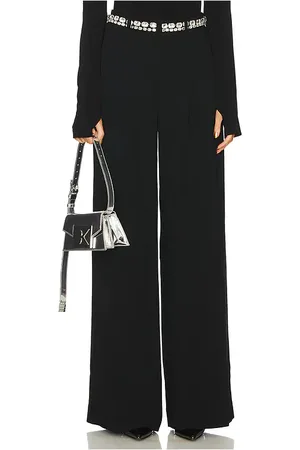 Cinq A Sept Rhinestone Chain Genna Pant in . Size 00, 4.