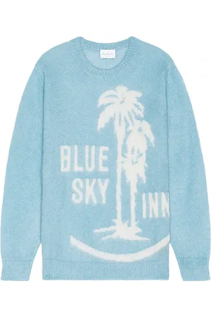 BLUE SKY INN Mohair Sweater With Palms in . Size M, S.