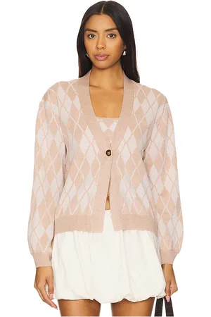 For Love & Lemons Cassidy Argyle Cardigan in . Size S, XS.