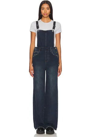 GRLFRND Sadie Wide Leg Overalls in . Size 24, 25, 26, 27, 28.