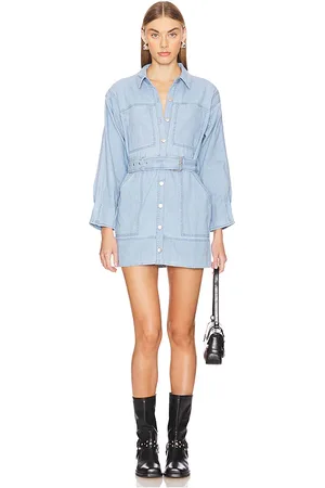 Free People X REVOLVE Esme Mini Dress In Soft Blue in . Size M, S, XS.