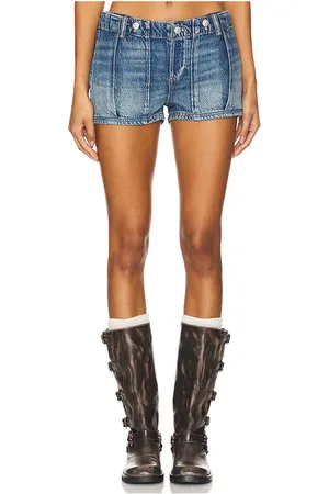 Free People X REVOLVE All Yours Denim Micro Short in . Size 12, 14, 6, 8.