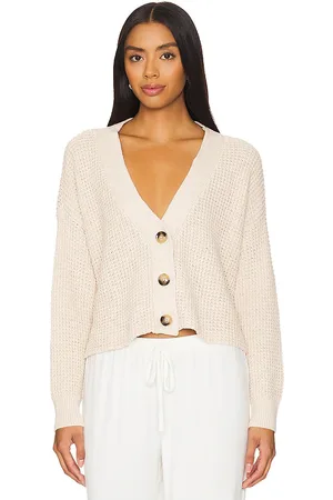 Eberjey The Recycled Sweater Cropped Cardigan in . Size XS.