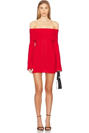 LOBA Elba Off The Shoulder Mini Dress in . Size M, S, XL, XS, XXS.