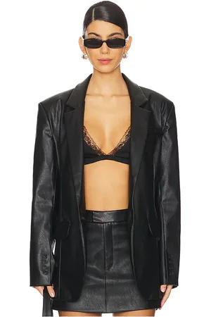 NONchalant Label Farrell Faux Leather Blazer in . Size XL.