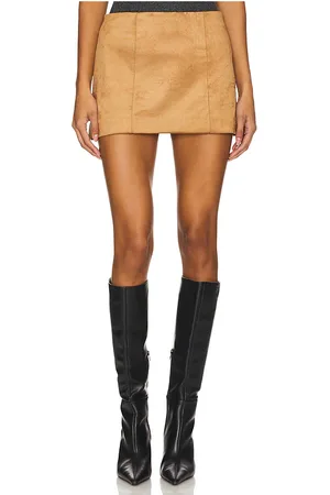 Tularosa Ginny Faux Suede Mini Skirt in . Size M.
