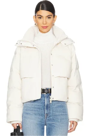 Simkhai Lana Puffer Jacket in . Size M, S.