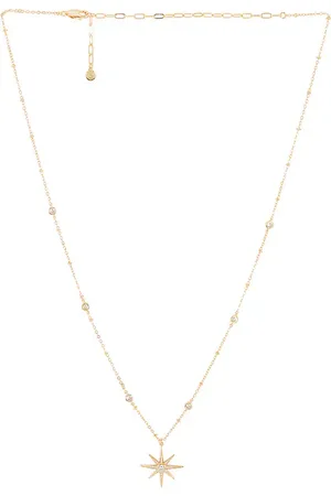 Ettika Starburst Pendant Necklace in .
