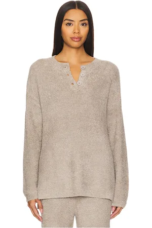 Barefoot Dreams CozyChic Lite Textured Pullover in . Size M, S, XL, XS.