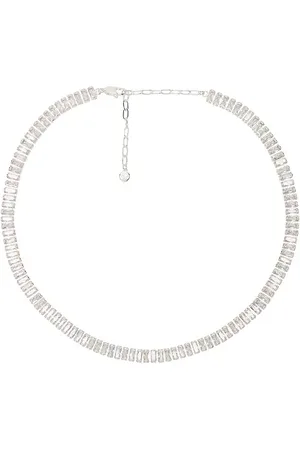Ettika Baguette Tennis Necklace in .