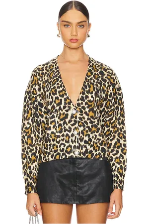Essentiel Antwerp Generalite Printed Cardigan in . Size M, S, XL.