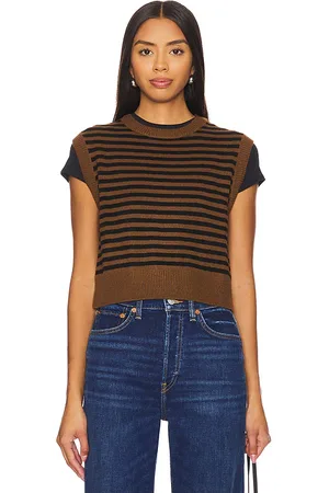 KULE The Sammy Sweater in Vicuna & Black in . Size XL, XS.