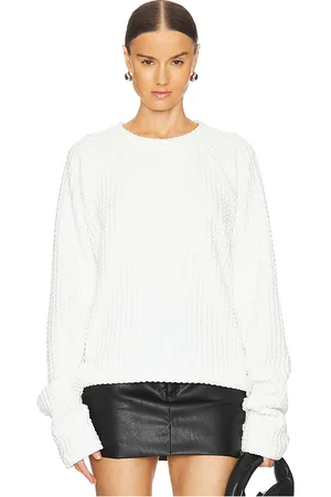 Norma Kamali Oversized Raglan Sleeve Top With Tube Scarf in . Size M, XS, XXS.
