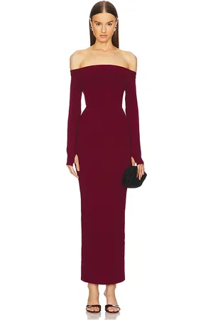 Michael Costello X REVOLVE Off Shoulder Bodycon Maxi Dress in . Size M, S, XL, XS, XXS.