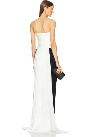 Michael Costello X REVOLVE Sabine Gown in Black,White. Size M, S, XS, XXS.