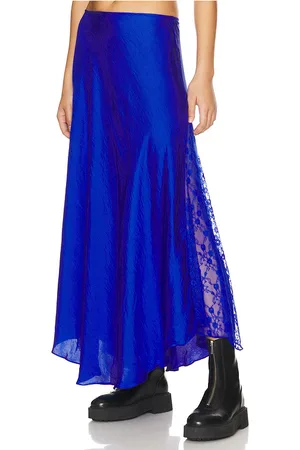 Free People X Intimately FP Make You Mine 1/2 Slip Skirt In Mazrine in . Size XS.