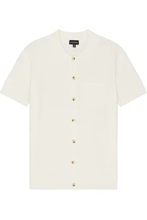 CLUB MONACO Short Sleeve Tech Button Down Shirt in . Size S.
