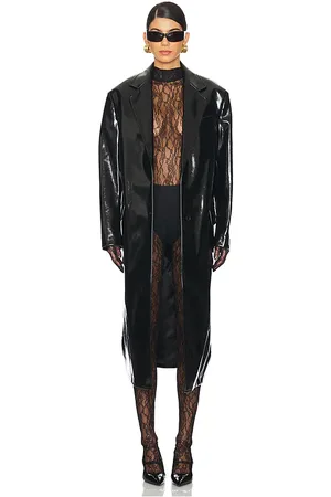 Msgm Patent Faux Leather Coat in . Size 40/S, 42/M, 44/L.