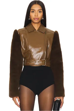 Camila Coelho Florencia Moto Jacket in . Size S, XS, XXS.