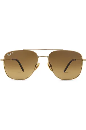 Ray-Ban William Titanium Aviator Sunglasses in .