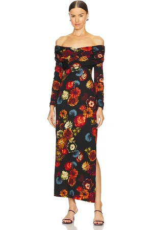 Cara Cara Mirana Dress in Orange,Black. Size XS, XXS.