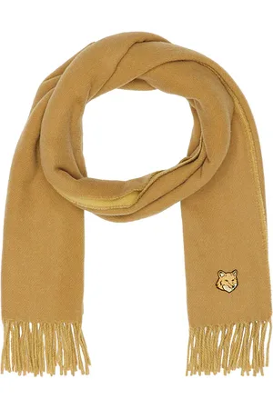 Maison Kitsuné Bold Fox Head Double Face Scarf in .