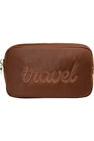 Stoney Clover Lane Travel Embroidered Small Pouch in .