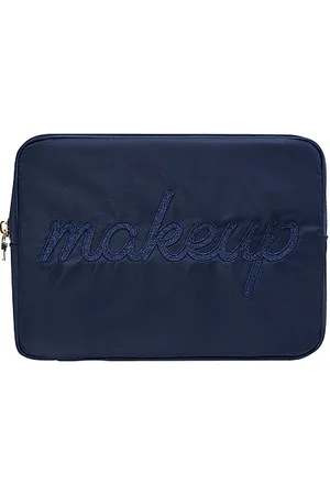 Stoney Clover Lane Makeup Embroidered Large Pouch in .