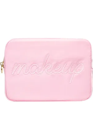 Stoney Clover Lane Makeup Embroidered Large Pouch in .