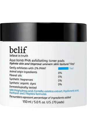 belif Aqua Bomb Exfoliating Toner Pads in .
