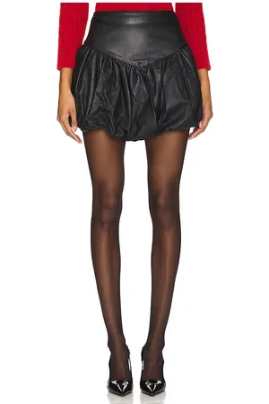 Tach Jailyn Leather Mini Skirt in . Size S, XL, XS.