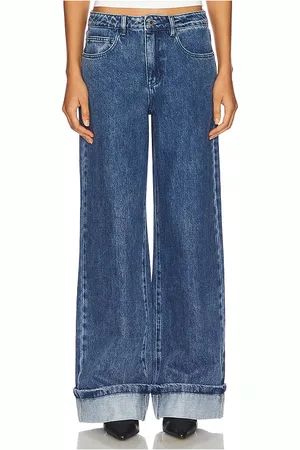 WeWoreWhat Cuff Straight Leg Jean in . Size 26, 28.