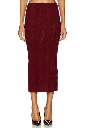 Rowen Rose Long Knit Skirt in . Size S, XS.