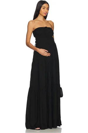 Bumpsuit Shirred Strapless Dress in . Size S.