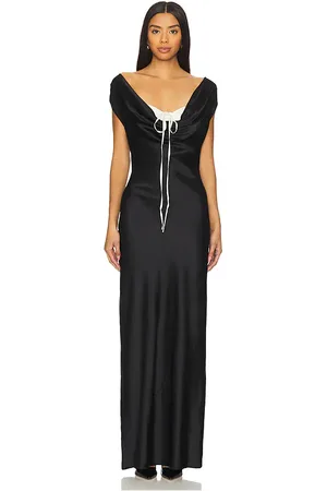 LPA Elora Gown in Black,White. Size S, XS, XXS.