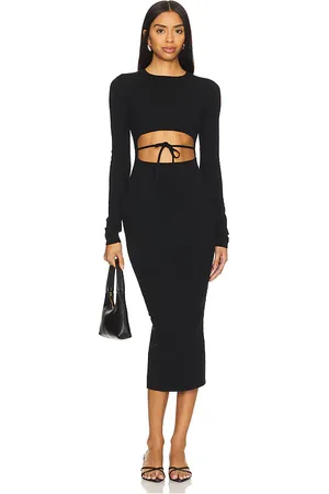 LPA Romona Knit Midi Dress in . Size M, S, XL, XS, XXS.