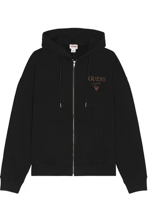 Guess Stacked Logo Zip Up Hoodie in . Size S.