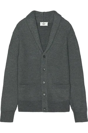 Reigning Champ Merino Rib Vinnie Shawl Cardigan in . Size S, XL/1X.