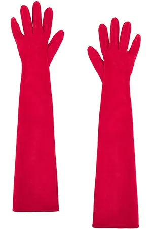 Manokhi Long Suede Gloves in . Size 7, 7.5, 8.