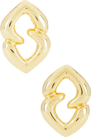 ANINE BING Abstract Heart Earrings in .
