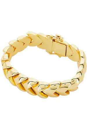 ANINE BING Layered Heart Chain Bracelet in .