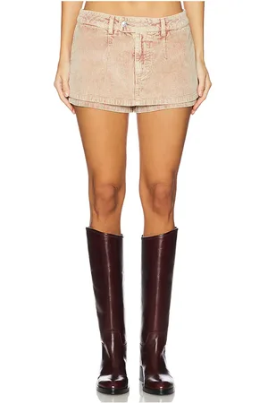 Free People Galivanting Cord Skort in . Size 25, 26, 27, 28, 29, 30, 31, 32, 33.