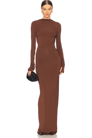 Helsa Jersey Backless Maxi Dress in . Size XL.