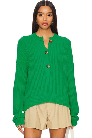 Free People Cocoa Henley Pullover in . Size S, XS.