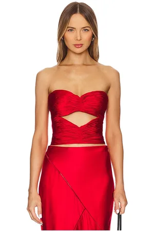 Alejandra Alonso Rojas Cut Out Bustier Top in . Size 6, 8.
