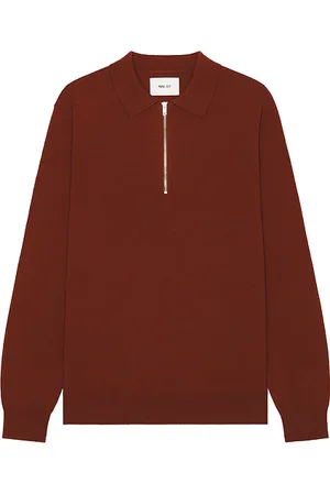 NN.07 Sergio Zip Polo Sweater in . Size S, XL/1X.